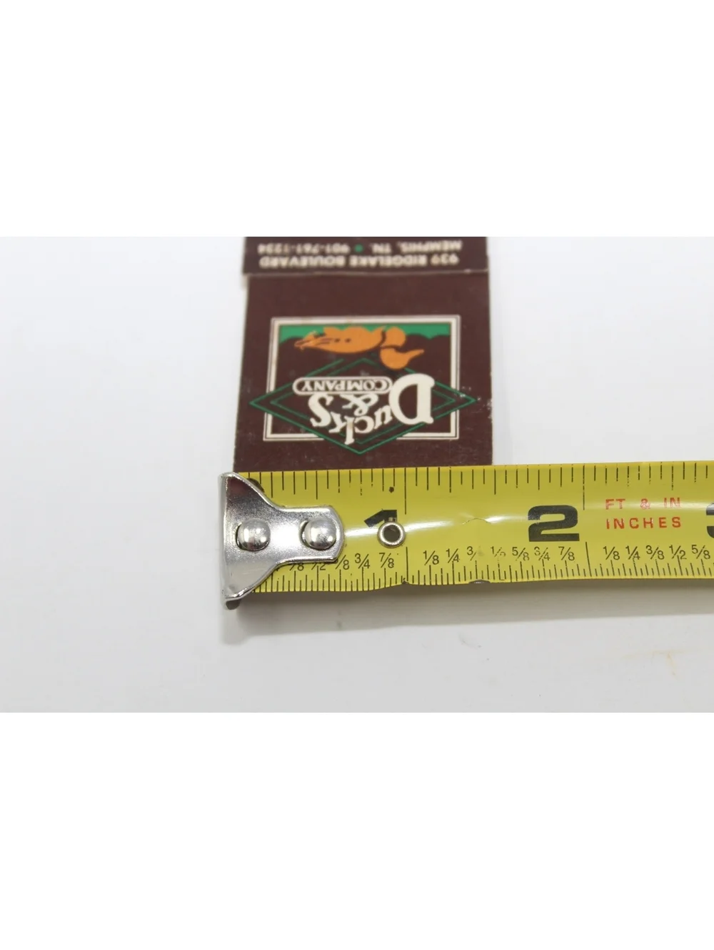 Vintage 70s Matchbook Ducks & Company Restaurant Hyatt Memphis Tennessee Hotel